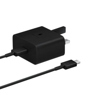 Samsung Power Adapter (15 W) With Type C Cable - Black (EP-T1510XBEGAE)