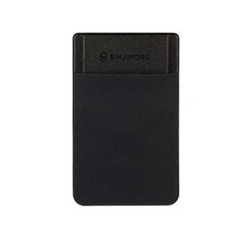 Sinjimoru Pouch Flap Secure Card Holder For Phone - Black