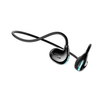 ZGA Air Conduction Hanging Neck Wireless Headphones - Black (SP05 B)