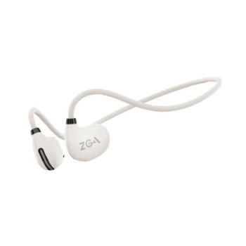 ZGA Air Conduction Hanging Neck Wireless Headphones - White (SP05 W)