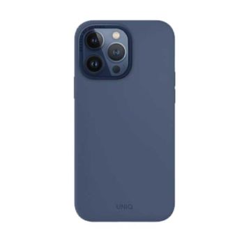 Uniq iPhone 15 Pro Lino Hue Cover Navy Blue (685440)