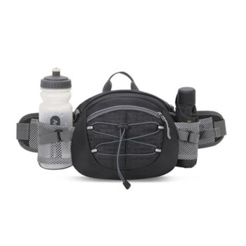 Waist Pack Waist Bag Large-Capacity Nylon Phone Bag - Black