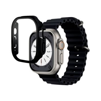 Ocean Band with Protective Case for Apple Watch Ultra 49MM - Black (WF-49 B)