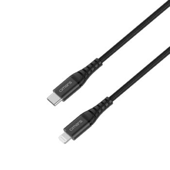 OMARS USB-C to Lightning Cable 1m (Mfi Certified) black 