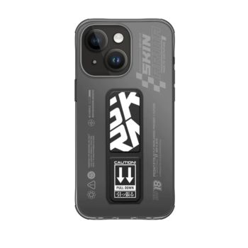 Skinarma Apex iPhone 15 Cover With Grip Stand Black (244236)