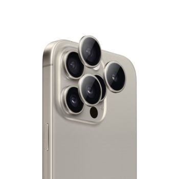 Anank iPhone 15 Pro/15 Pro Max Ar Glass Camera Flame Gray Gold