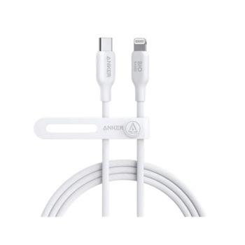 Anker Bio Based And Durable 542 Usb-c To Lightning Cable 3ft White