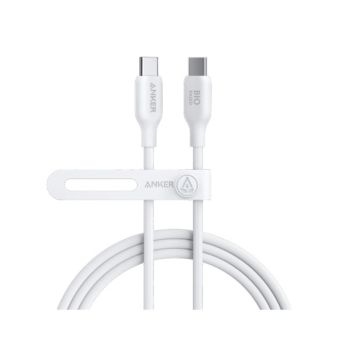 Anker Bio Based And Durable 544 Usb-c To Usb-c Cable 3ft White
