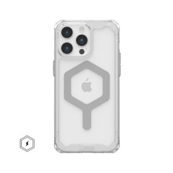UAG iPhone 15 Pro Plyo Magsafe Case ice/silver