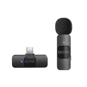 Boya Ultra Compact 2.4ghz Wireless Microphone System Compatible With Typec-c Devices (BY-V10)