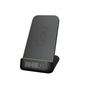 Goui Bot Ultra fast wireless Charging Clock stand - G-CLOCK15WQI-K