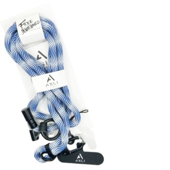 Asli Phone Adjustable Lanyard 160cm Blue White | 236142