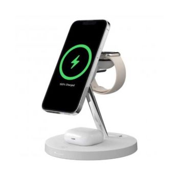 SwitchEasy Magpower 4 In 1 Magnetic Wireless Charging Stand - (WS41)