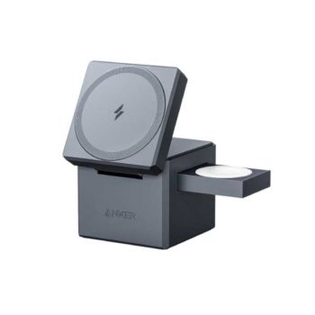 Anker 3-in-1 Cube with MagSafe - Gray (Y1811HA1)