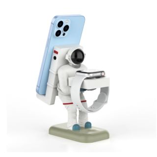 3 in 1 Magnetic Wireless Charger Astronaut Design - White (ST-WIC)