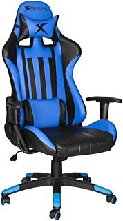Xtrike Me GC-905 - Gaming Chair on Wheels, Adjustable and Ergonomic, Blue