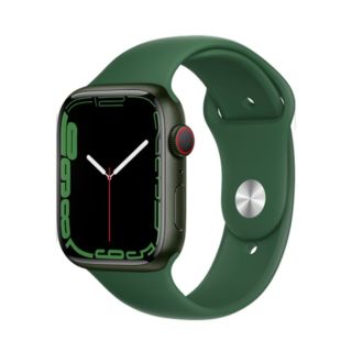 Apple Watch Series 7 41mm GPS + Cellular - Green Aluminium Case with Clover Sport Band (MKHT3)