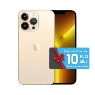 Apple iPhone 13 Pro Max 128GB - Gold With Free Gift 10KD Voucher