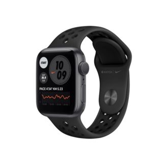 Apple Watch Series 6 Nike GPS 40mm Space Gray Aluminium Case with Anthracite/Black Nike Sport Band (M00X3)
