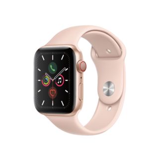Apple Watch Series 6 GPS+Cellular 40mm Gold Aluminium Case with Pink Sand Sport Band (M06N3)