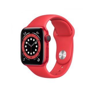 Apple Watch Series 6 GPS+Cellular 44mm Aluminium Case with Red Sport Band (M09C3)
