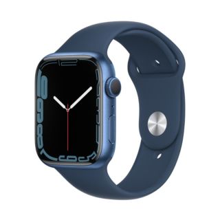 Apple Watch Series 7 45mm GPS - Blue Aluminum Case With Abyss Blue Sport Band (MKN83)