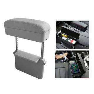 Multi Function Car Wireless Charging Armrest storage box (ARMREST BOX) - Gray