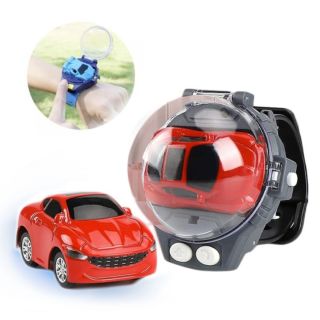 Car Toy RC Mini Remote Control Car Watch - Red&Gray (8680 RG)