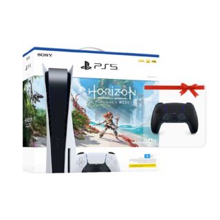 Sony PlayStation 5 PS5 Console Disk Version With Horizon Forbidden West Game + Sony Dualsense Controller