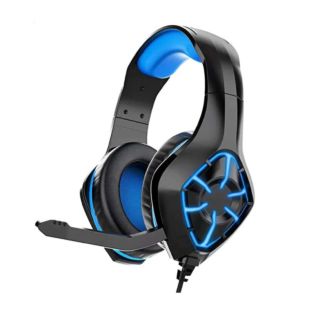 Gaming Headset With Noise Cancelling Mic RGB Light - Black (GS-1000 B)