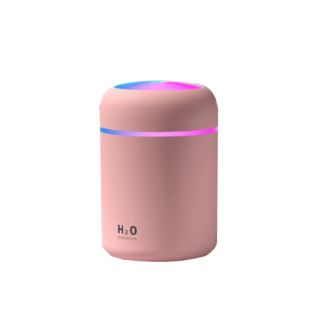 Humidifier Any Room Portable Low Noise Diffuser Atmosphere Light Mist Sprayer - Pink