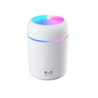 Humidifier Any Room Portable Low Noise Diffuser Atmosphere Light Mist Sprayer - White