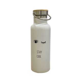 500ML Stainless Steel Vacum Bottle - White (HVB-021-1)