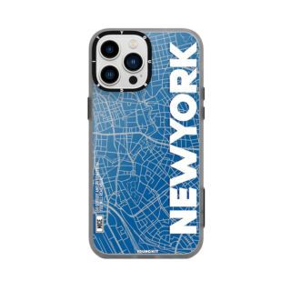 iPhone 13 Pro Max Case Cover New York Youngkit Cover Protection - Blue