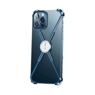 iPhone 13 Pro Max Metal Bumper Case - Blue (3821803 BLU)