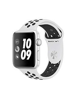 Watch S3 Nike+ 42mm Silver Aluminium Case with Pure Platinum/Black Nike Sport Band (GPS) - (MQL32LL/A)