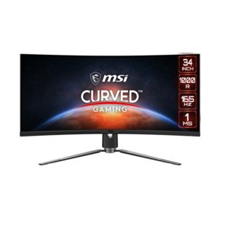 MSI Curved Gaming Monitor MPG ARTYMIS 343CQR 34", UWQHD, 165Hz, 1ms, Black