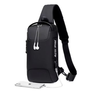 Small Bag With Holder Carry Items - Black (S BAG B)