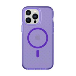 Tech21 Evo Check Cover With Magsafe For iPhone 14 Pro Max Purple (T21-9729)