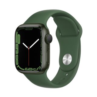 Apple Watch Series 7 41mm GPS - Green Aluminum Case With Cover Sport Band   "MKN03"