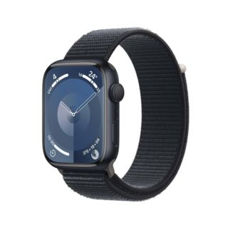 Apple Watch Series 9 45mm GPS + Cellular - Midnight Aluminium Case with Midnight Sport Loop | MRMF3QA/A