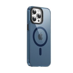 Asli Global iPhone 15 Pro Max Distinctive Case  With Camera Metal Frame Blue | 801153
