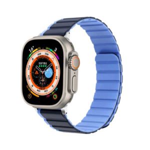 ZGA 45/49mm Apple Watch Double colors Watch Strap high quality comfortable - Dark Blue (755978)