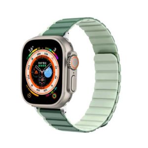 ZGA 45/49mm Apple Watch Double colors Watch Strap high quality comfortable - Light Green (755985)
