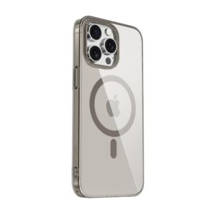 Asli iPhone 15 Pro Max Crystal Magsafe Case Gray | 805069