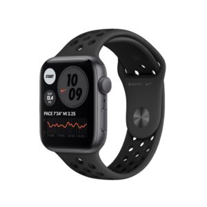 Apple Watch SE 2021 GPS 44mm Space Gray Aluminum Case Anthracite/Black Nike Sport Band (MKQ83)