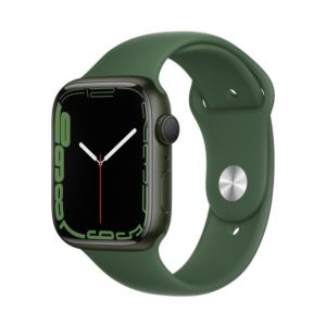Apple Watch Series 7 45mm GPS - Green Aluminum Case With Cover Sport Band (MKN73)