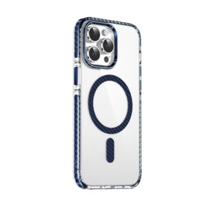 Asli Global iPhone 15 Pro Carbon Fiber Magsafe Cover Blue | 801184