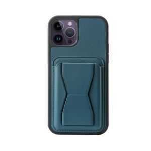 HDCL iPhone 14 Pro Case With Stand And Pocket Protection - Blue