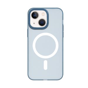 ZGA iPhone 14 Plus Armor Magsafe With Aluminum Camera Guard Case - Blue (752816)